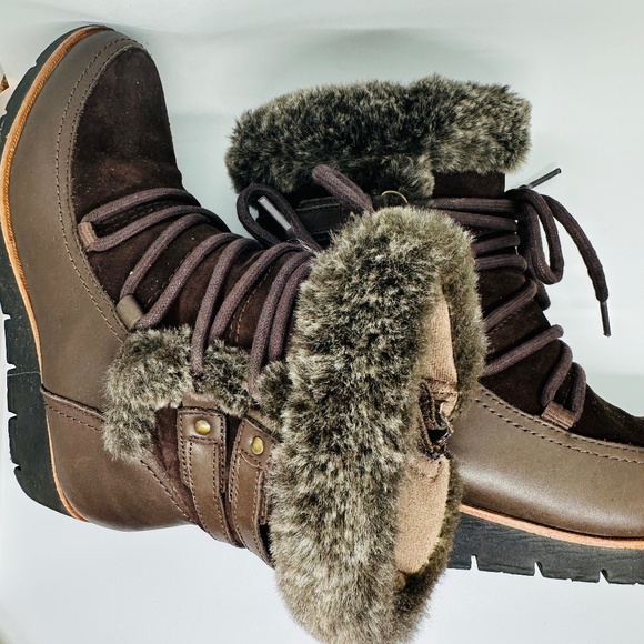 Women’s leather boots, size 6, brown, Earth - Picture 10 of 15